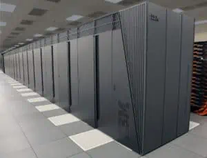 Bank of processors for a supercomputer